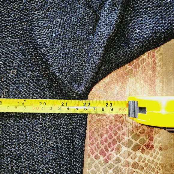 CHRIS McLAUGHLIN WOMEN XL LONG SLEEVE KNIT SHORT WASIT HOLIDAY CARDIGAN SWEATER - Picture 10 of 10